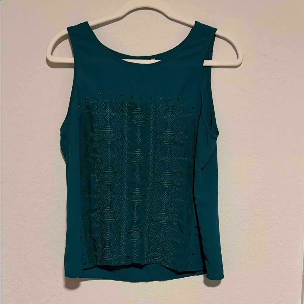 American Eagle Outfitters Teal Tank Top